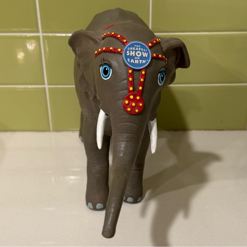 Ringling Brothers Barnum & Bailey "The Greatest Show on Earth" Rubber Elephant - Picture 2 of 6